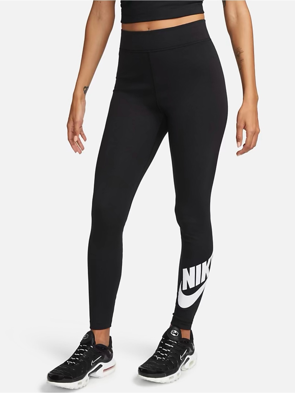 Nike Sportswear Essential Women's High-Waisted Graphic Leggings CZ8528-010 Black